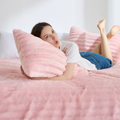 Cord Plush Comforter Set