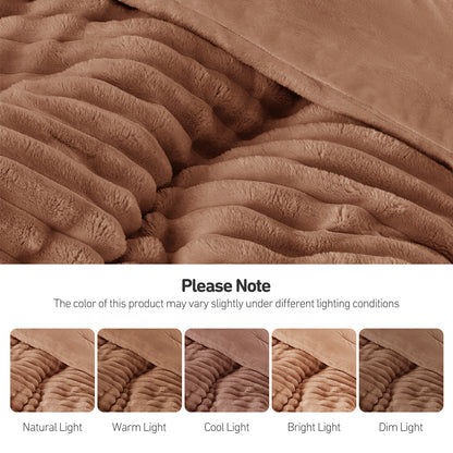Cord Plush Comforter Set