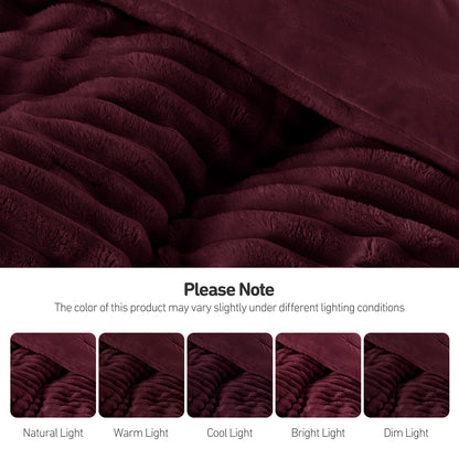 Cord Plush Comforter Set