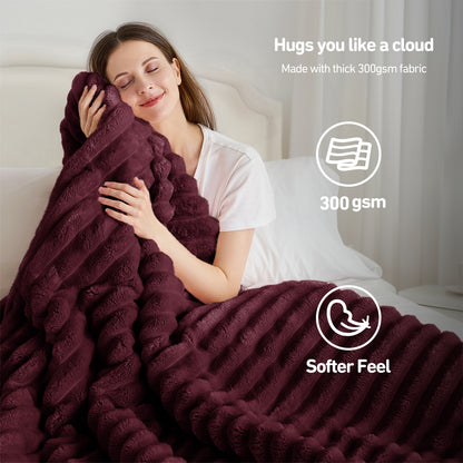 Cord Plush Comforter Set