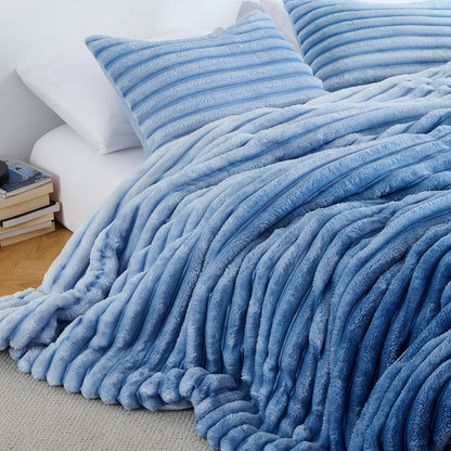 Cord Plush Comforter Set