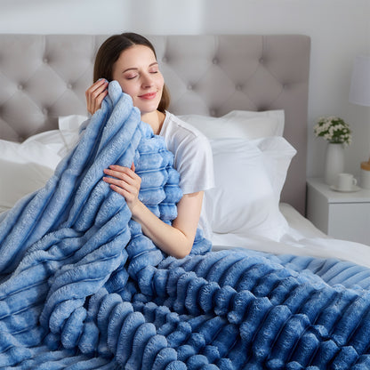 Cord Plush Comforter Set