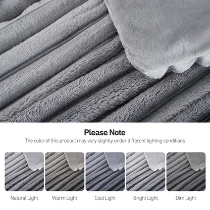 Cord Plush Comforter Set