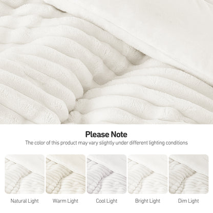 Cord Plush Comforter Set