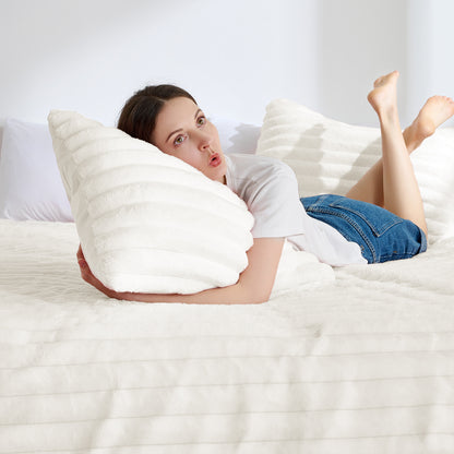 Cord Plush Comforter Set