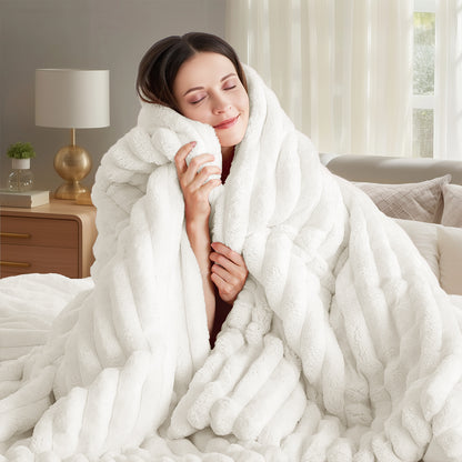 Cord Plush Comforter Set