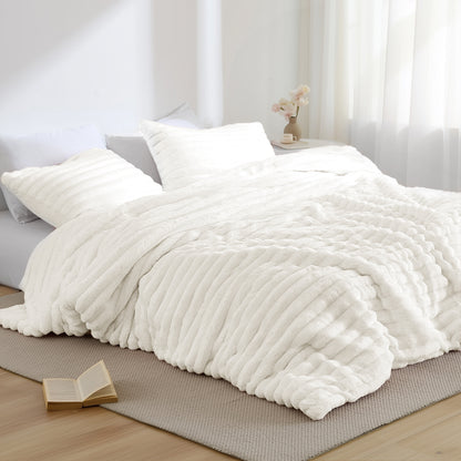 Cord Plush Comforter Set