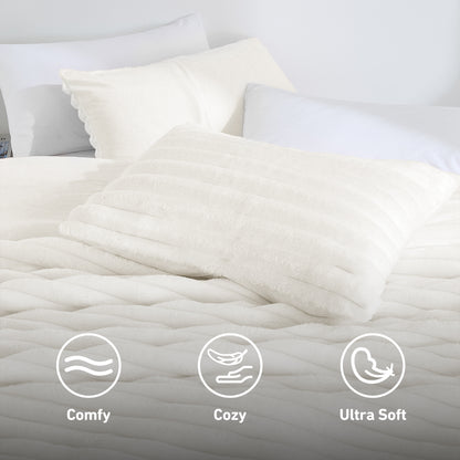 Cord Plush Comforter Set