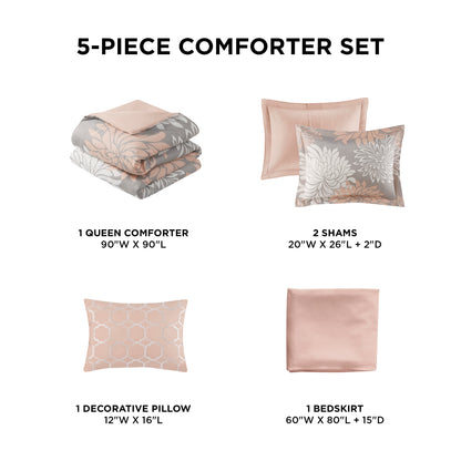 Elowen 5pcs Comforter Set