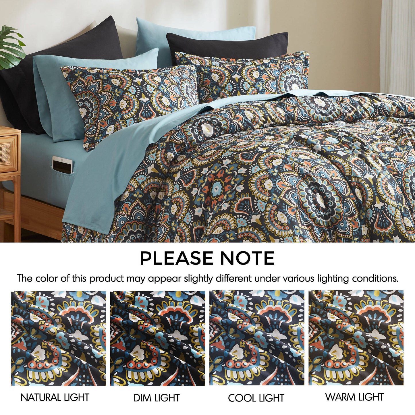 Faye Comforter with Sheet Set