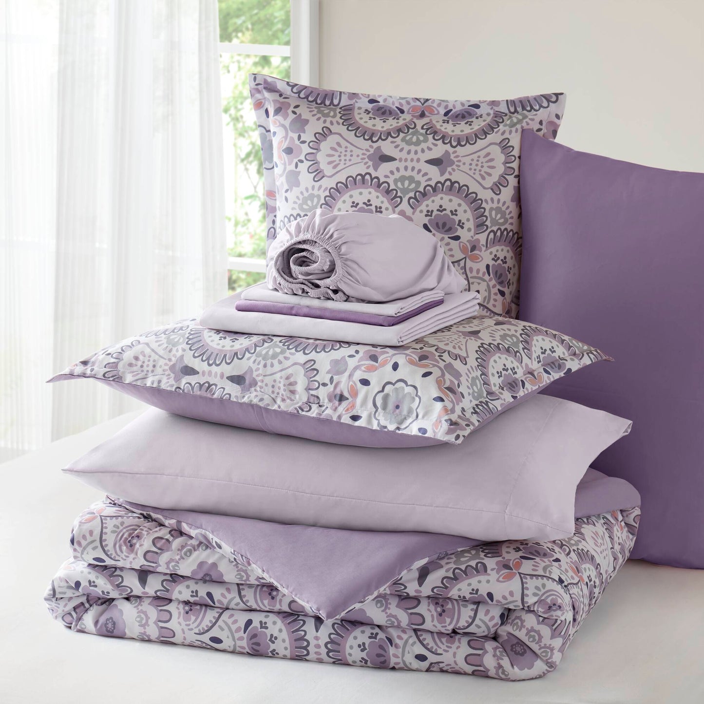 Faye Comforter with Sheet Set