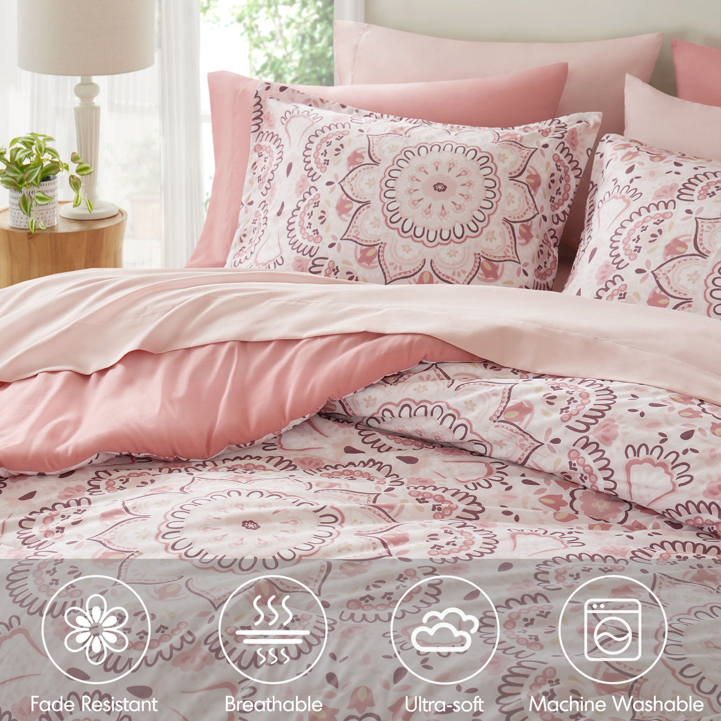 Faye Comforter with Sheet Set