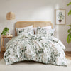 Gabrielle Reversible Floral Botanical Seersucker Comforter Set