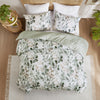 Gabrielle Reversible Floral Botanical Seersucker Comforter Set