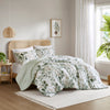 Gabrielle Reversible Floral Botanical Seersucker Comforter Set