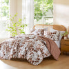 Gabrielle Reversible Floral Botanical Seersucker Comforter Set