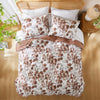 Gabrielle Reversible Floral Botanical Seersucker Comforter Set