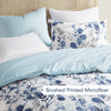 Gabrielle Reversible Floral Botanical Seersucker Comforter Set