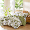 Gabrielle Reversible Floral Botanical Seersucker Comforter Set