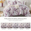 Gabrielle Reversible Floral Botanical Seersucker Comforter Set