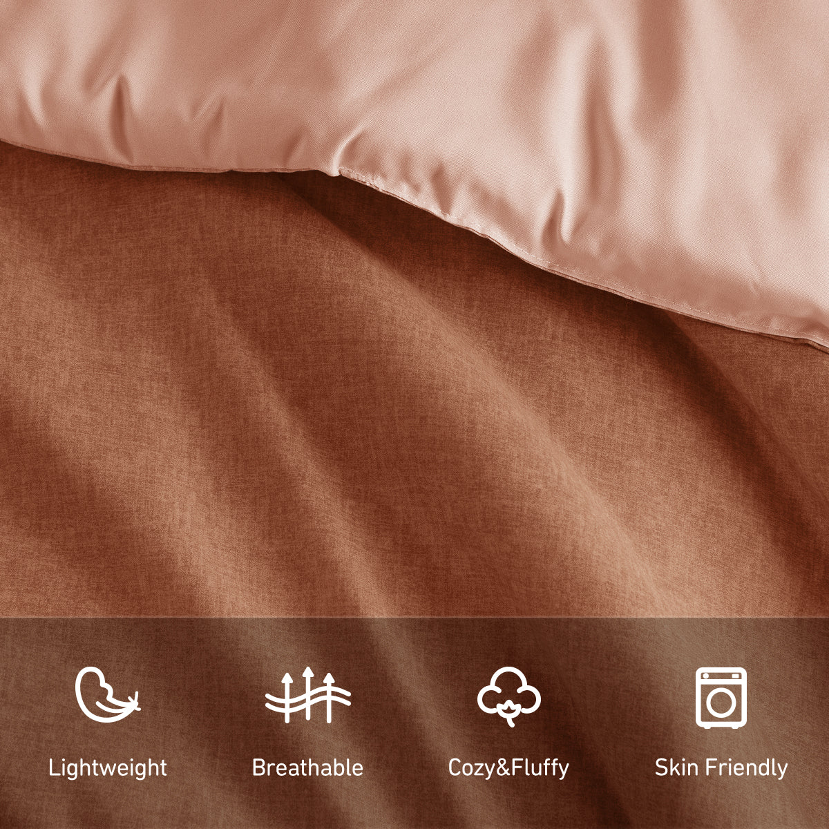 Kaden Chambray Print Microfiber Comforter Set with Bed Sheets