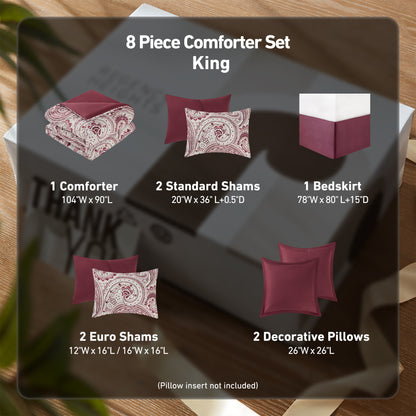 Kamira 8 Piece Comforter Set