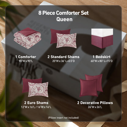 Kamira 8 Piece Comforter Set