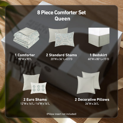 Kamira 8 Piece Comforter Set