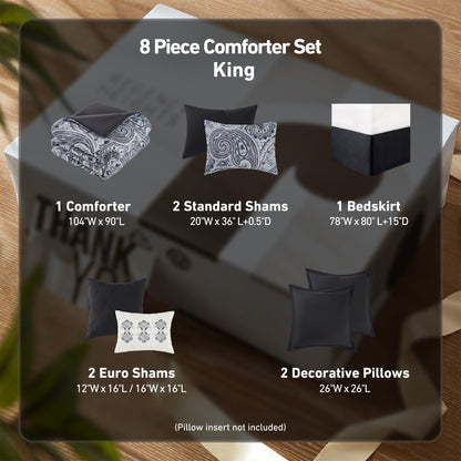 Kamira 8 Piece Comforter Set