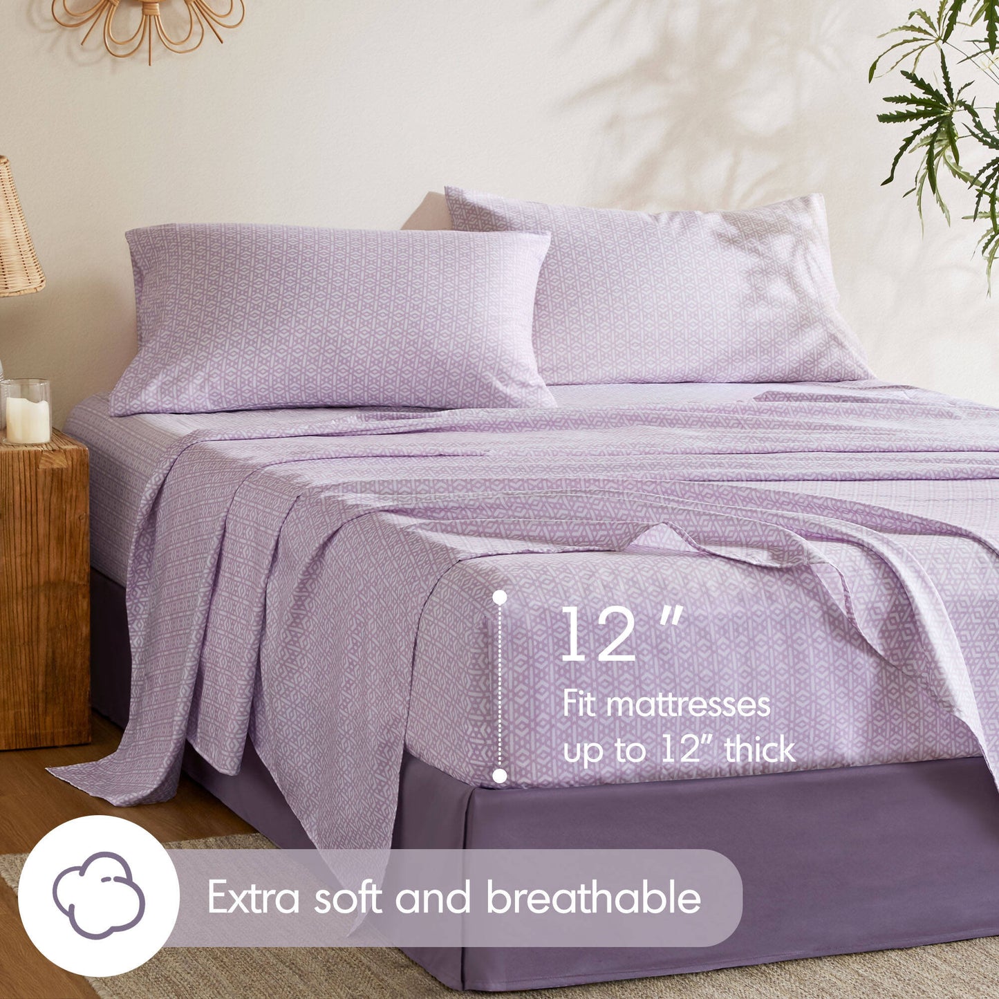 Lorelei Boho Comforter Set with Bed Sheets