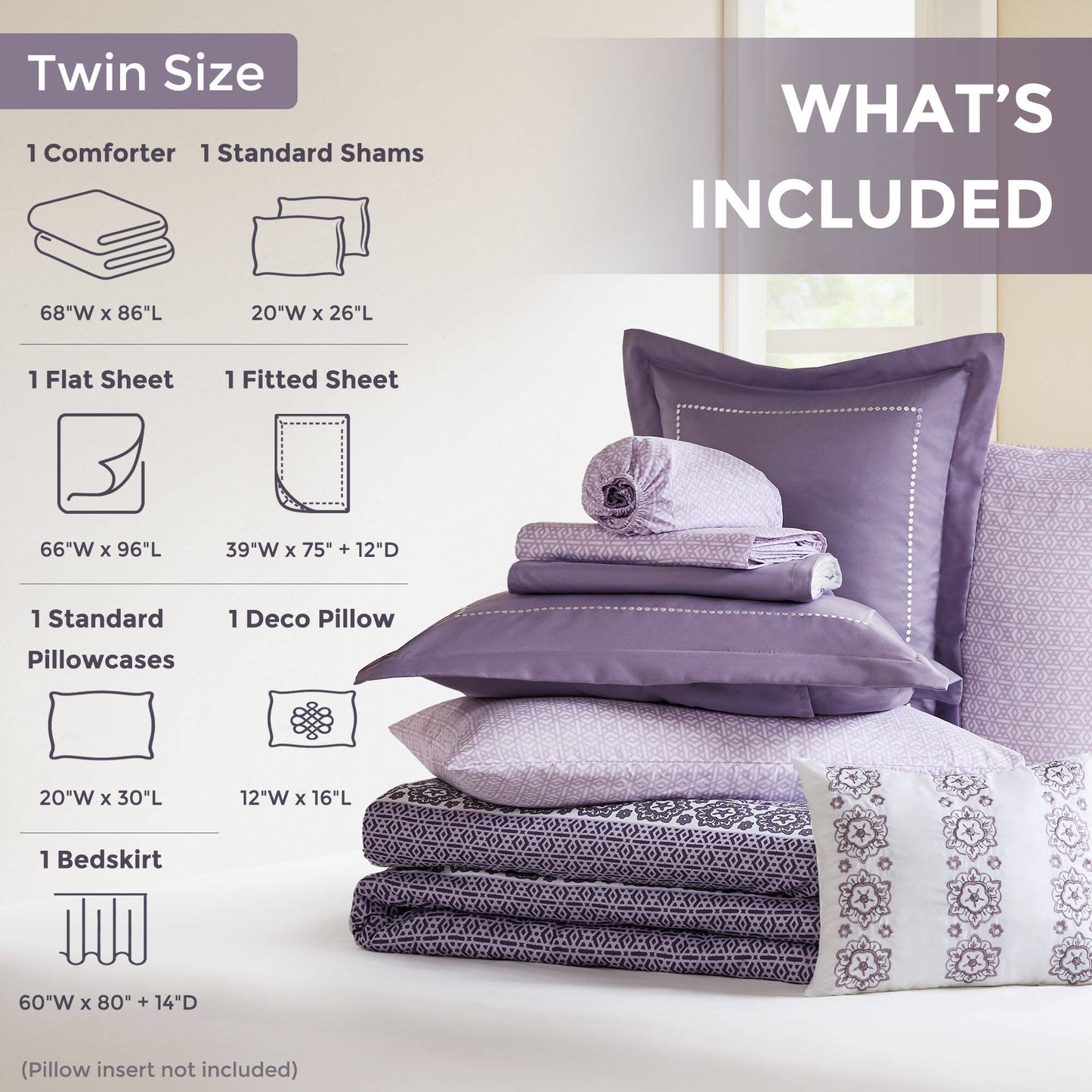 Lorelei Boho Comforter Set with Bed Sheets