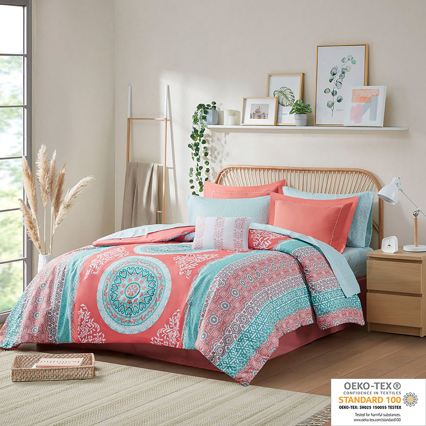 Lorelei Boho Comforter Set with Bed Sheets