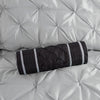 Laurel 100% Polyester Pieced Pleated 7pcs Tufted Comforter Set