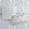 Laurel 100% Polyester Pieced Pleated 7pcs Tufted Comforter Set