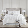 Laurel 100% Polyester Pieced Pleated 7pcs Tufted Comforter Set