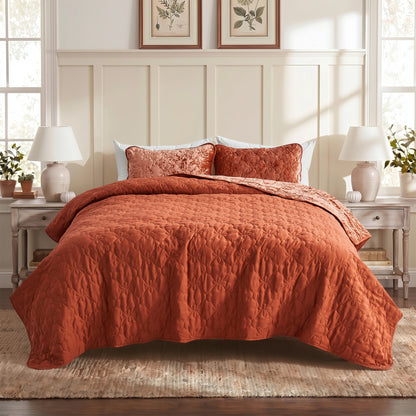 Juliana Velvet Quilt Mini Set