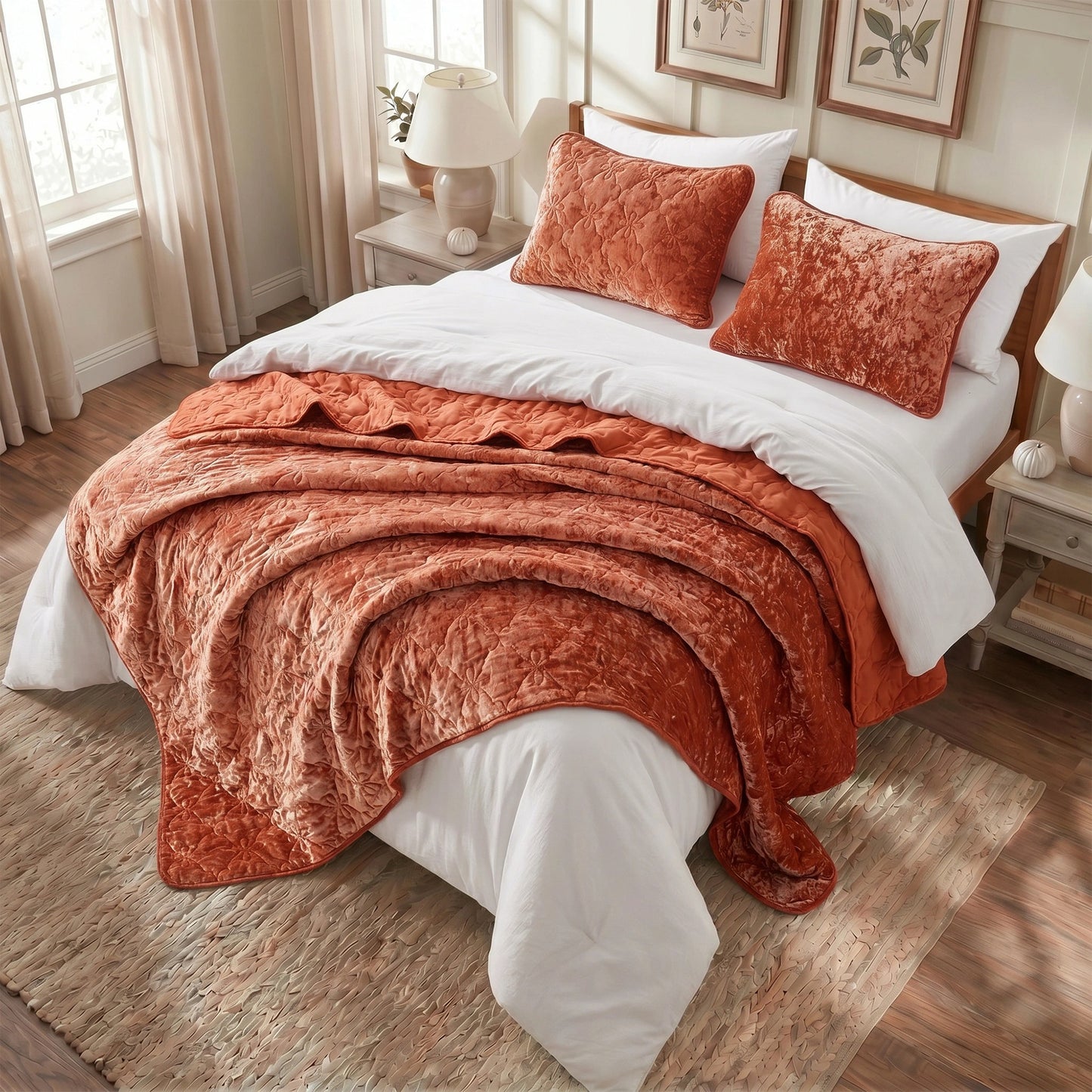Juliana Velvet Quilt Mini Set