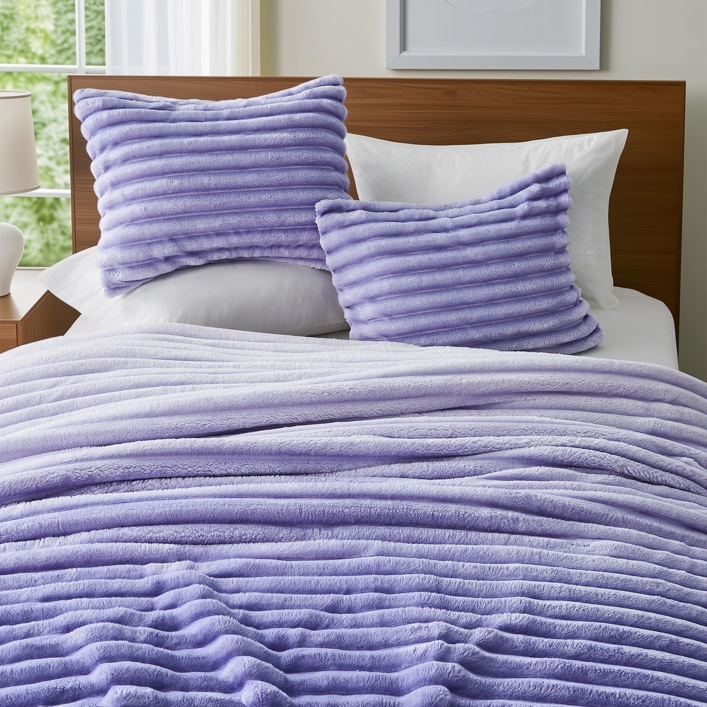 Cord Plush Comforter Set