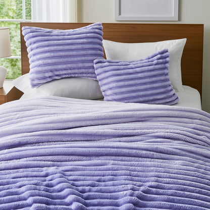 Cord Plush Comforter Set