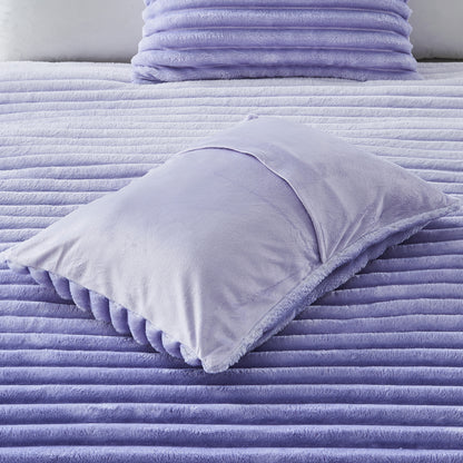Cord Plush Comforter Set