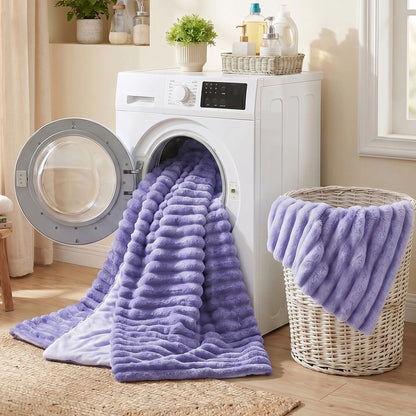 Cord Plush Comforter Set