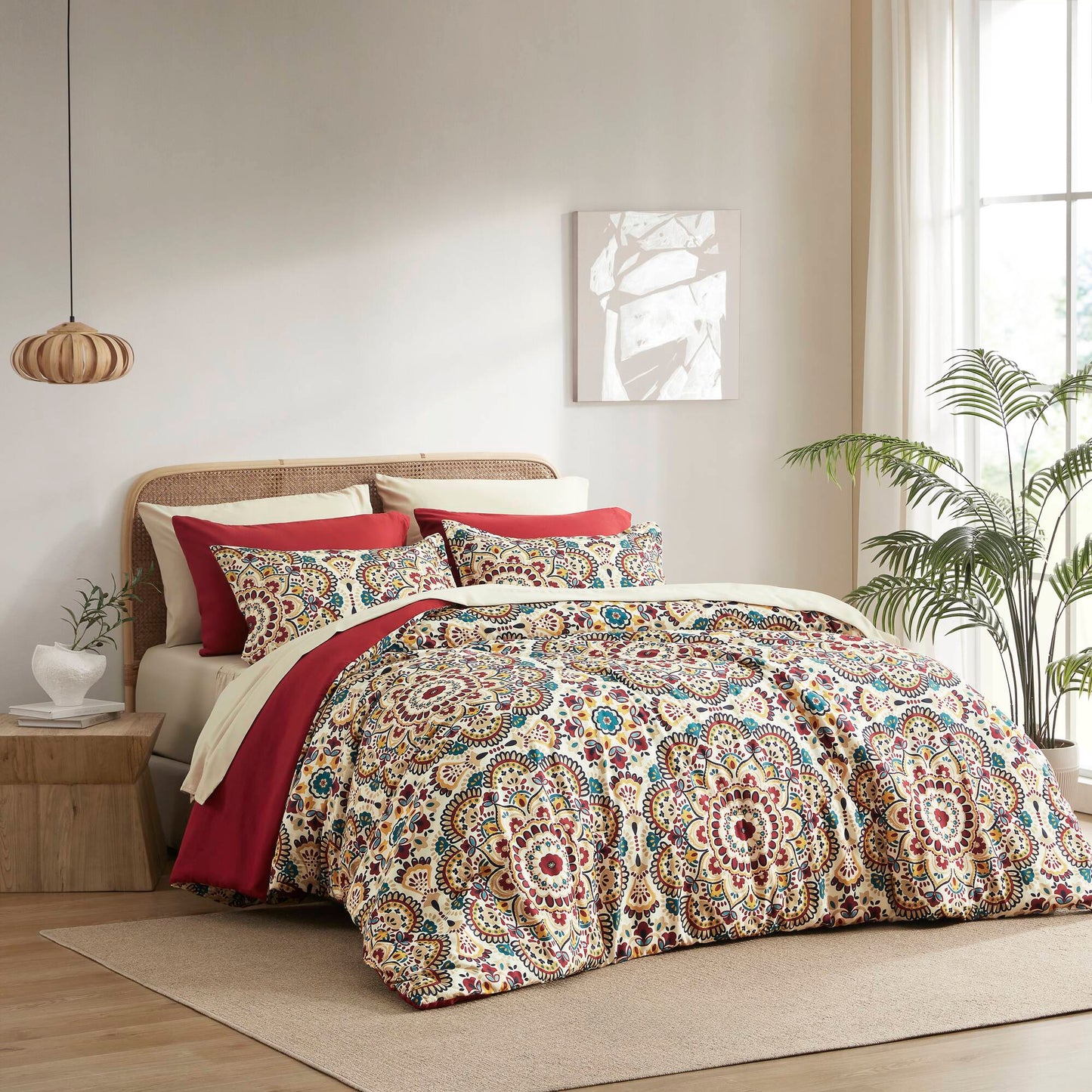 Faye Comforter with Sheet Set