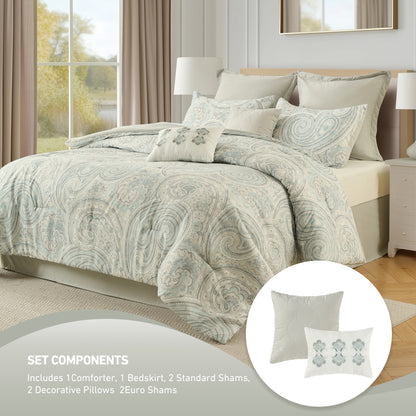 Regency Heights Kashmir 8pcs Comforter Set