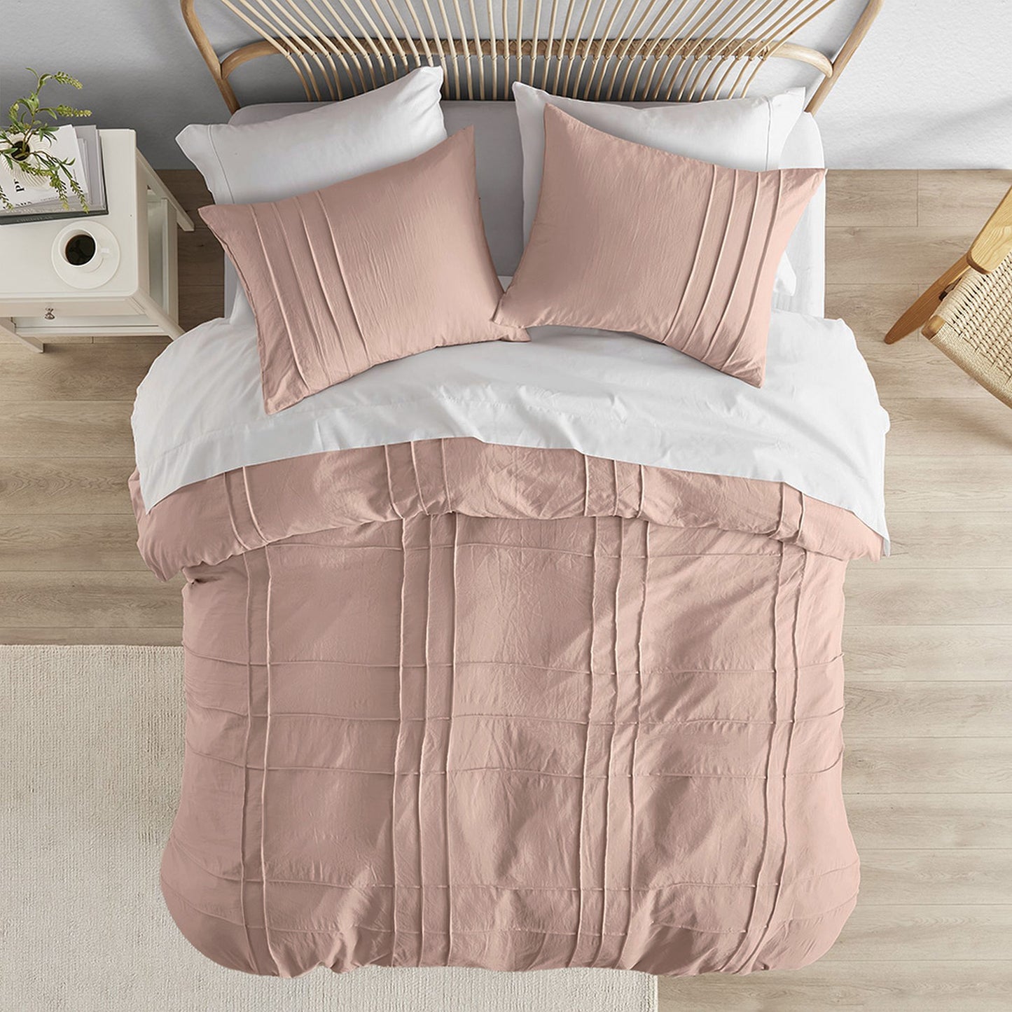 Regency Heights Porter Soft Washed Pleated Comforter Set