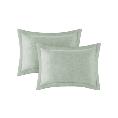 Regency Heights Camden Chambray Print Microfiber Comforter Set with Bed Sheets