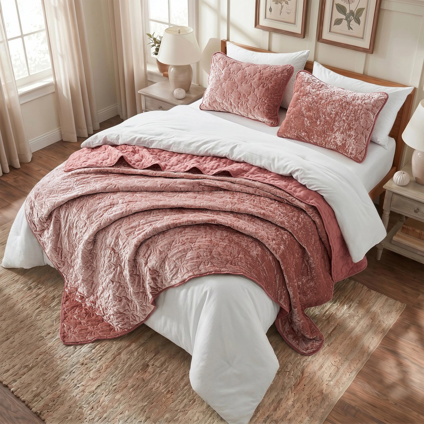 Regency Heights Juliana Velvet Quilt Mini Set