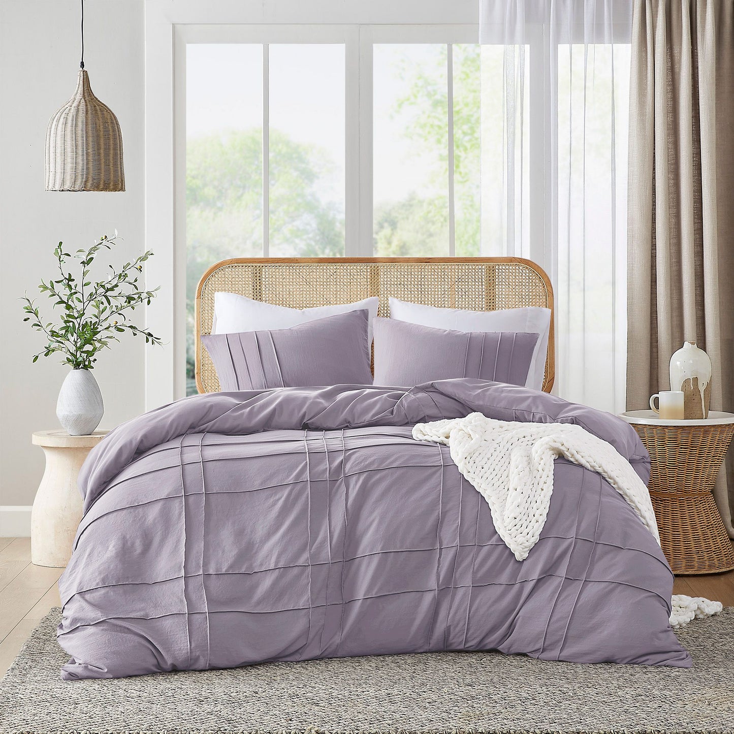 Regency Heights Porter Soft Washed Pleated Comforter Set