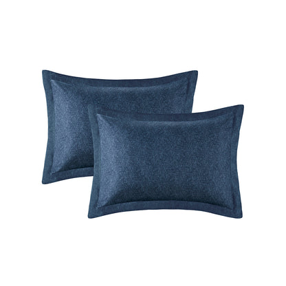 Regency Heights Camden Chambray Print Microfiber Comforter Set with Bed Sheets
