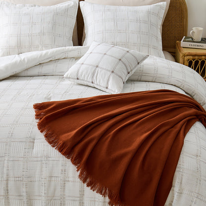 Regency Heights Tessa Waffle Weave Textured Comforter Set