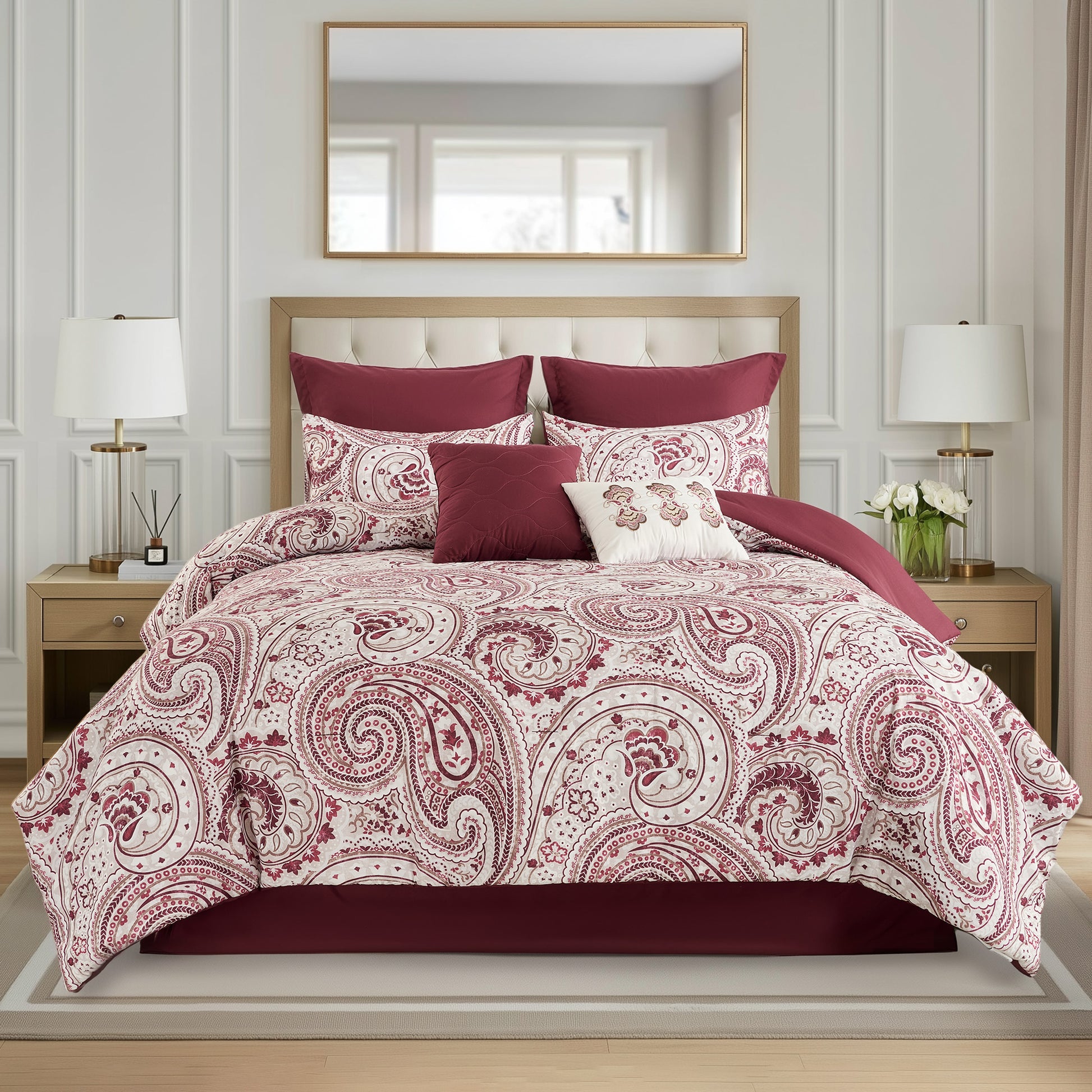 Regency Heights Kashmir 8pcs Comforter Set